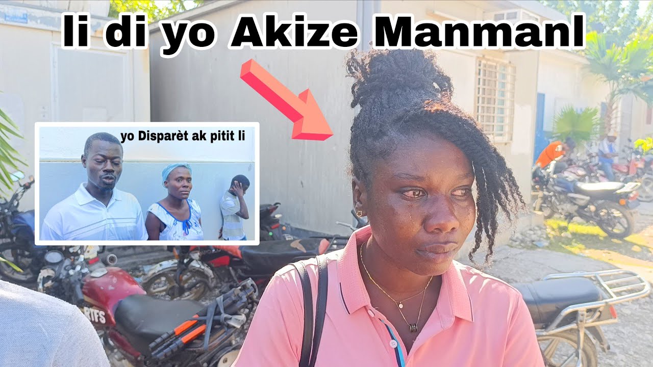 Ak dlo nan jel lap rakonte kijan yo Akize Manmanl nan Dosye Jèn gason ki disparèt la