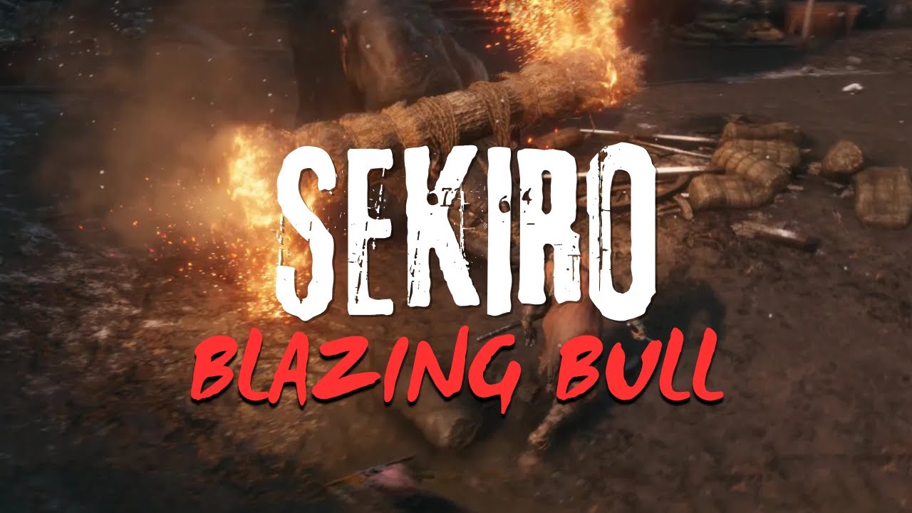 Kaha se aa gya ye Bulllll | Sekiro | Blazing bull Fight