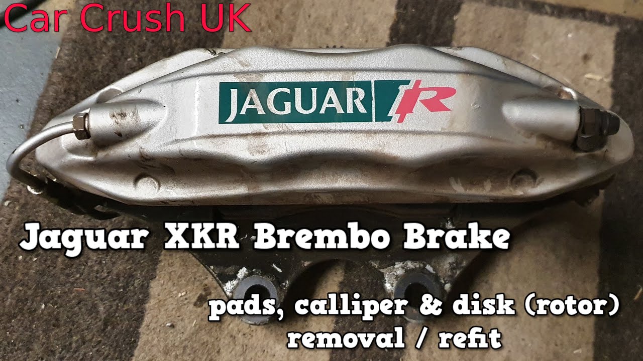 Снятие тормозов Brembo - XKR 2004 - Колодки, суппорты и диски (роторы)