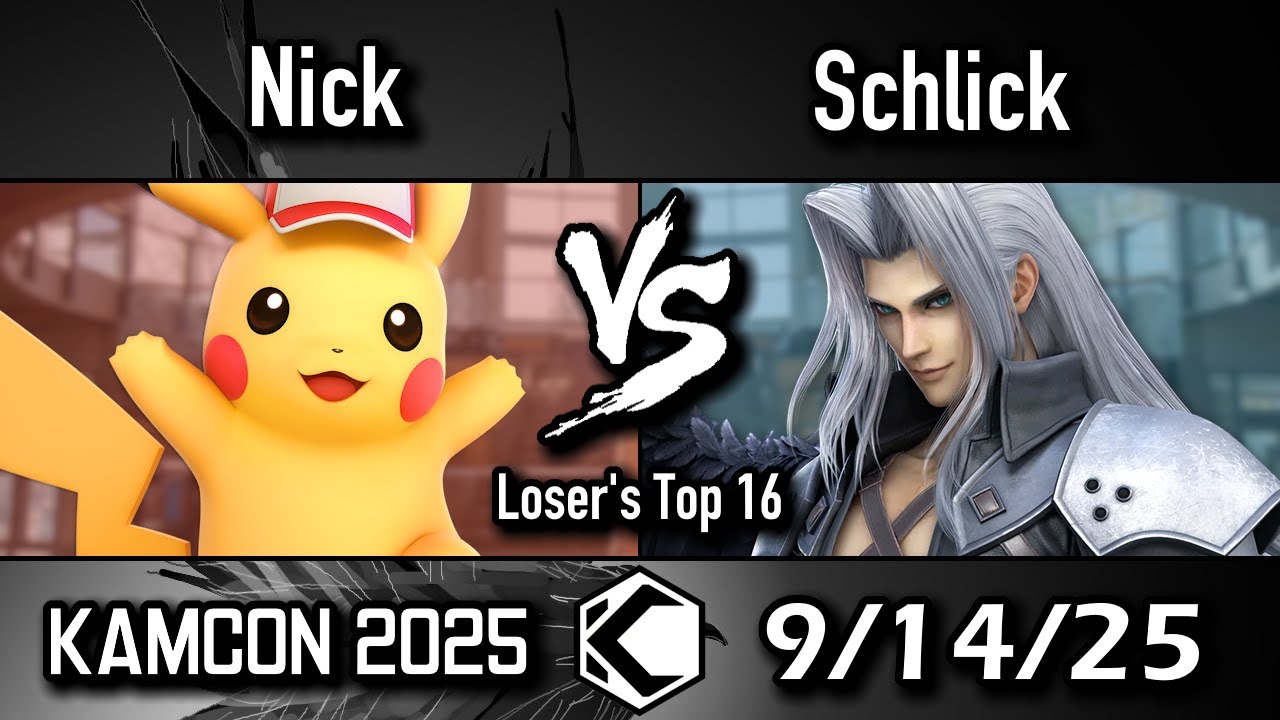 Nick (Pikachu) vs. Schlick (Sephiroth/Ken) - Loser's Top 16