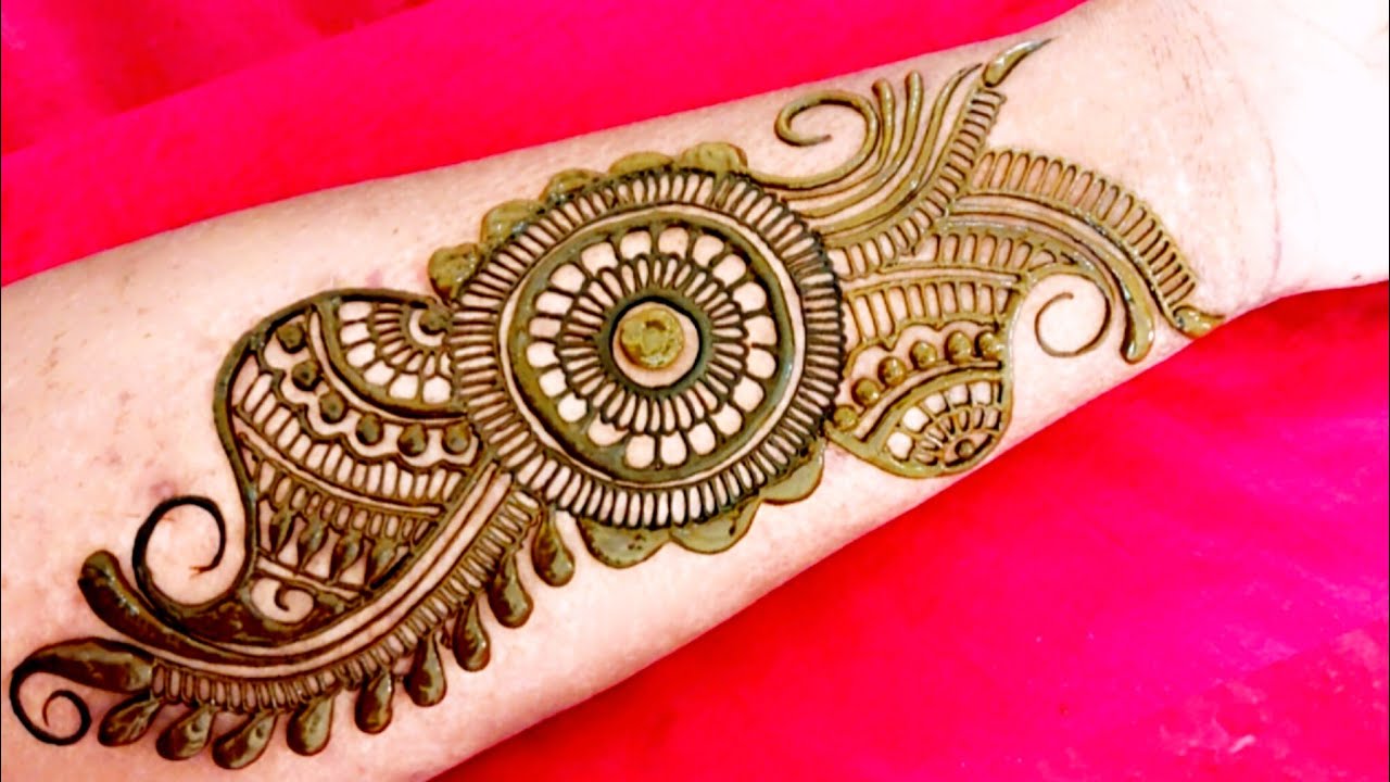 New Easy Mehndi Design For Front Hand |Stylish Asan Arabic Mehndi Design |Simple Mehndi |असान मेंहदी