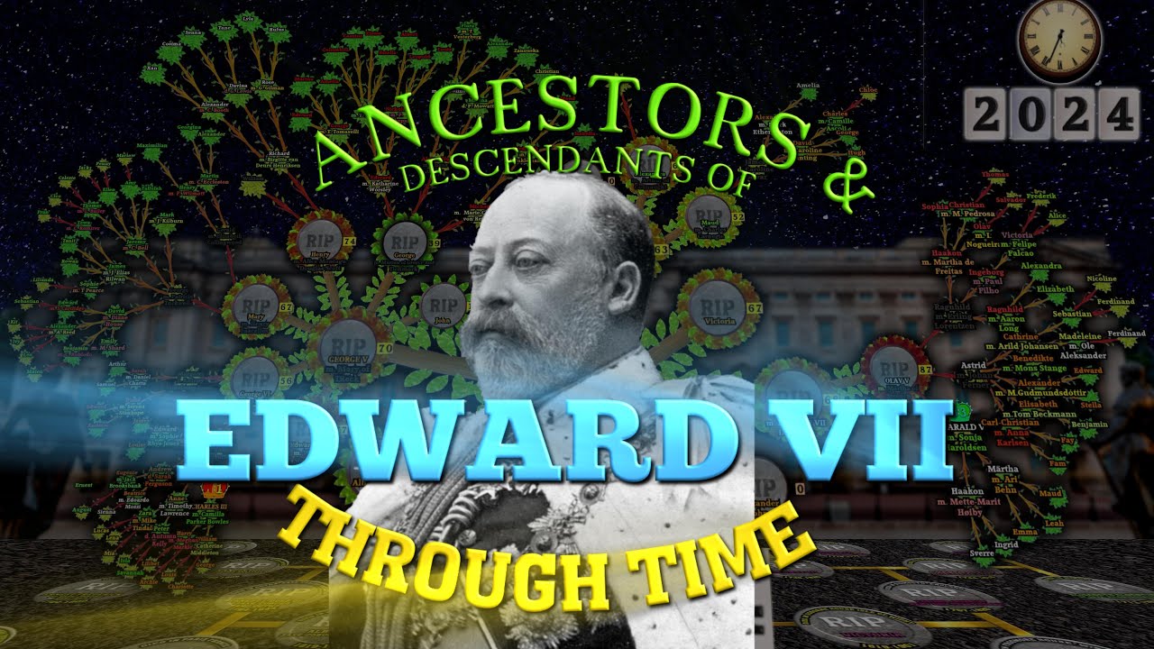 Edward VII Family Tree Through Time (Ancestors & Descendants 🌳👑)