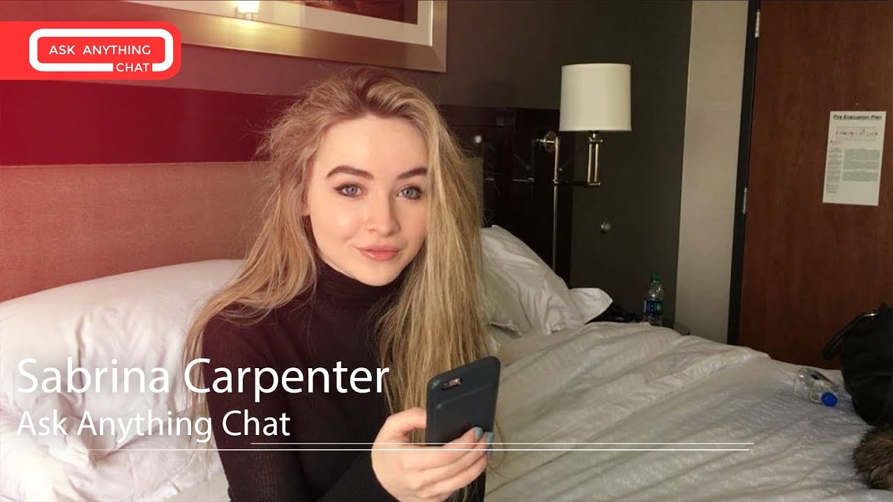 Sabrina Carpenter On Who She Texts The Most With. Ask Anything Chat