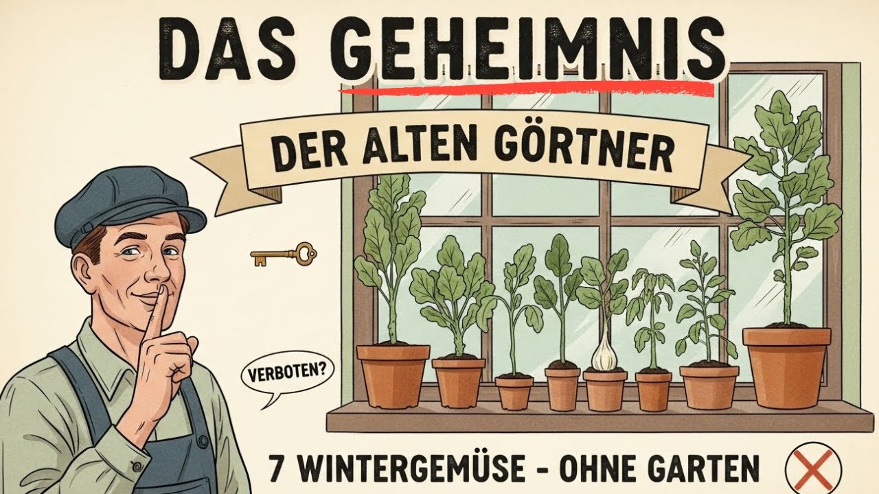 7 Wintergemüse OHNE Garten anbauen - Schnell & frisch! 🌱