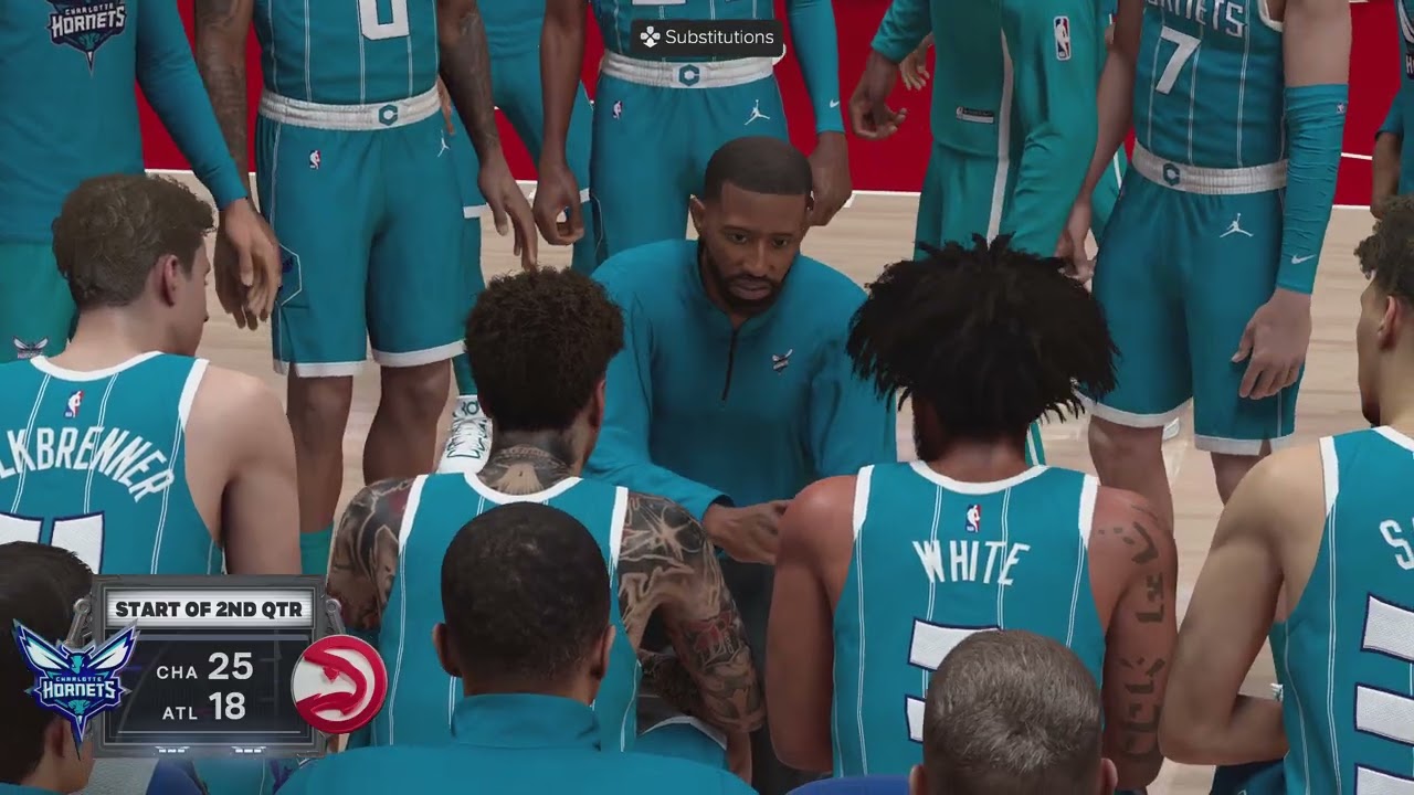 NBA 2K26 Atlanta vs Charlotte