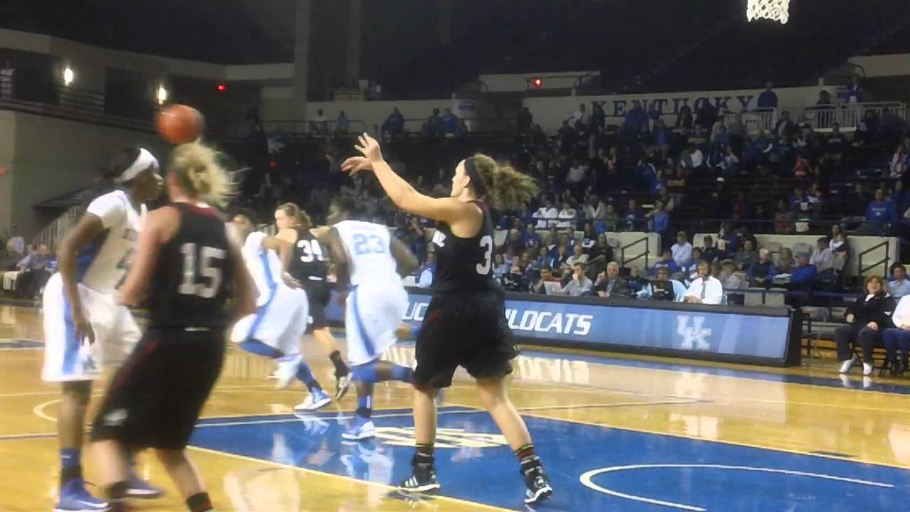 UK Hoops Bria Goss for Three vs. Bellarmine