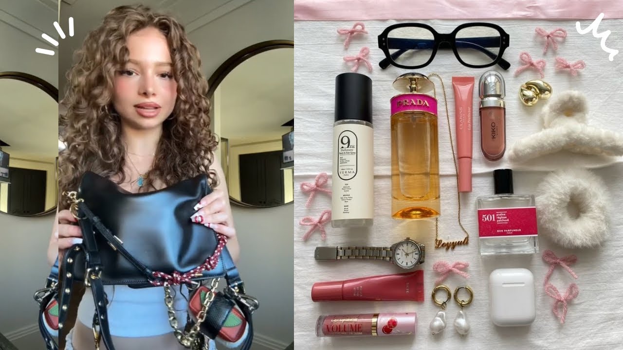 What’s in my bag? | Sunday Kalogeras | Prada Bag | Bag Charms | Daily Essentials