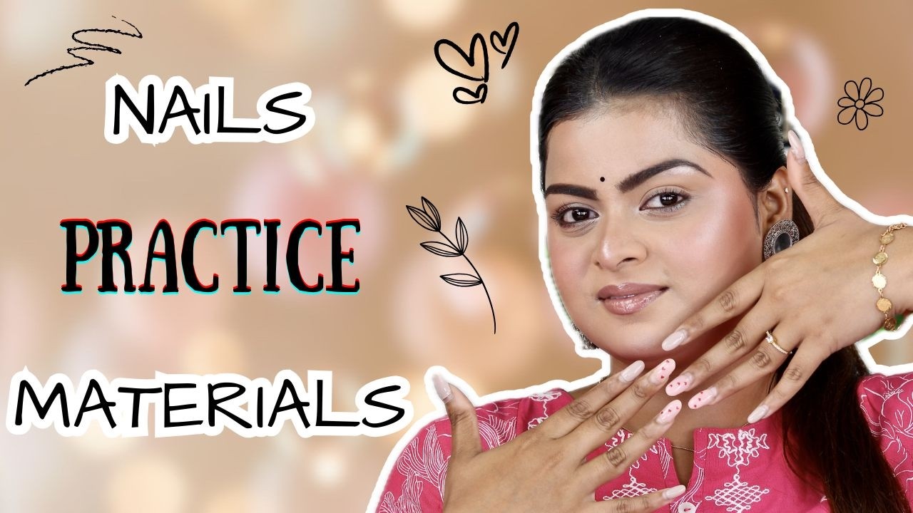 Nails Practice Materials | ✍🏻 Step By Step Tutorial On How To Practice Nail Extension And Art 🤶🏻