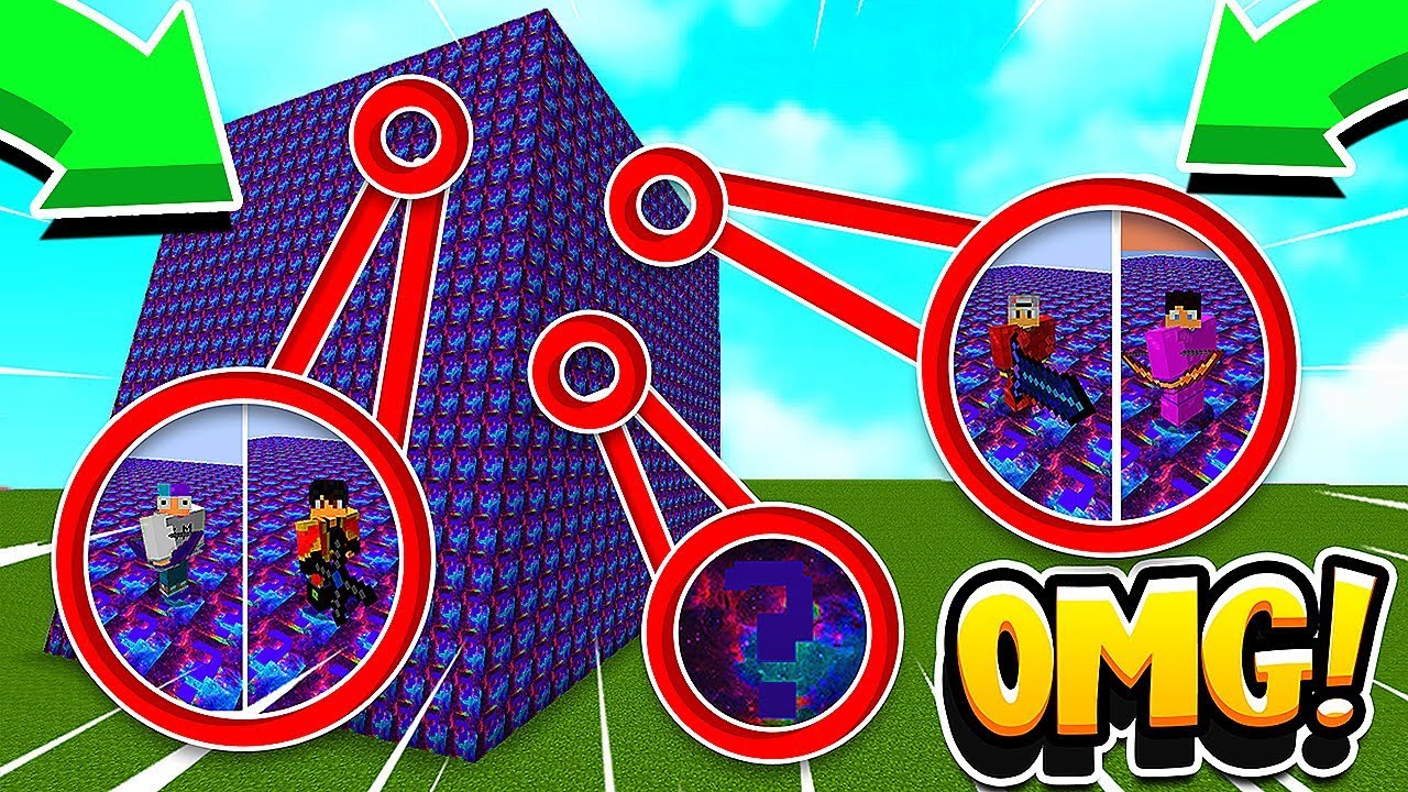 CUBÃO COM LUCKY BLOCK GALAXY OP!