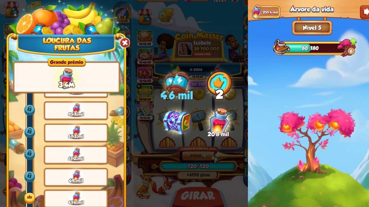 Coin Master 🤩| PEGANDO V&Aacute;RIOS PR&Ecirc;MIOS COM 19.000 GIROS 🥳 #coinmaster 