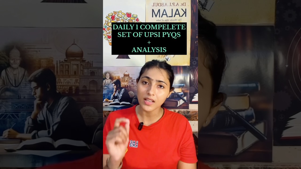 UPSI 2025 STRATEGY FOR PYQS #uppolice #upsi #upsiupdate #students #pyq