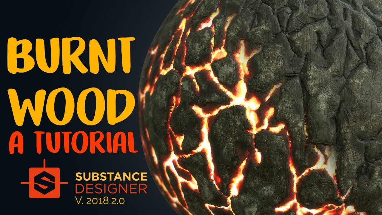 Burnt Wood | Beginner Substance Designer Tutorial