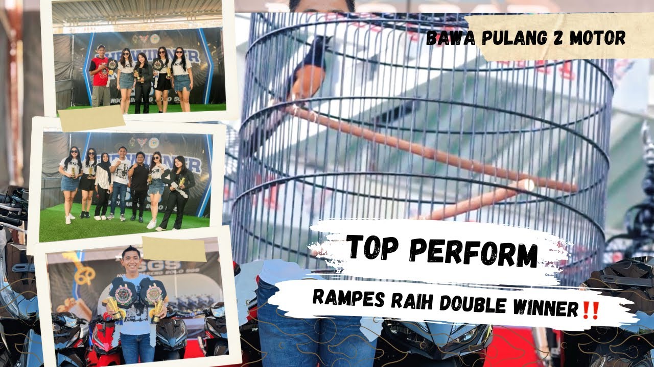 Rampes Menggila❗️❗️ Double Winner Bawa 2 Montor ❗️😱