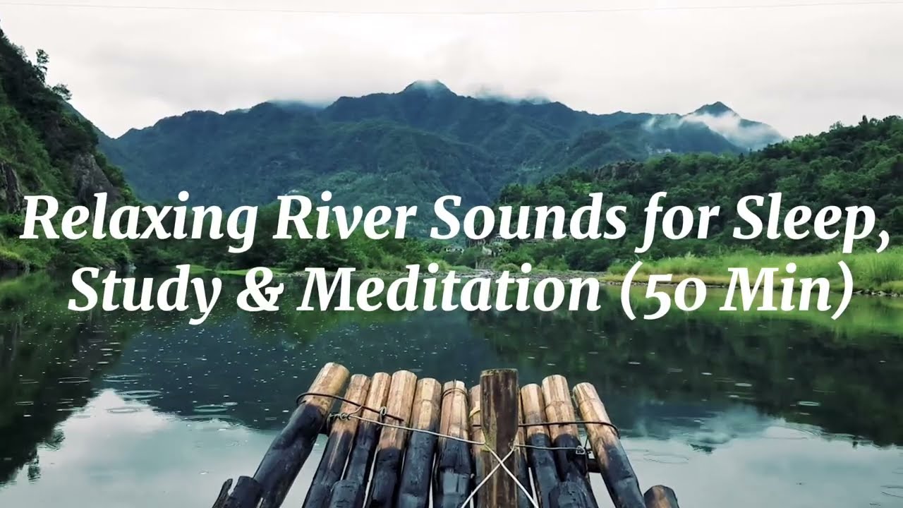 Relaxing river sounds for sleep, study, and meditation 🌿 #riversounds #watersounds #relaxingvideo 