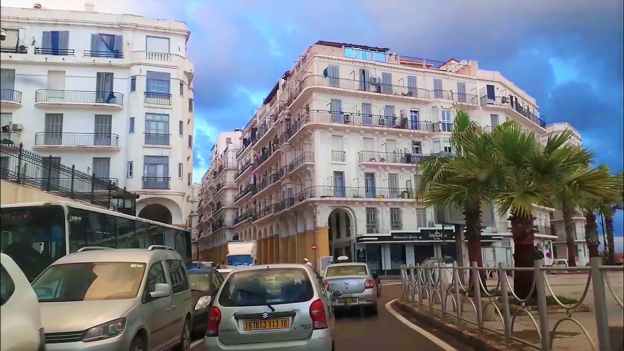 👈شوفو جولة رائعة في العاصمة اليوم 👍ALGEIRS FRONT PORT SCENIC 👍DRIVE