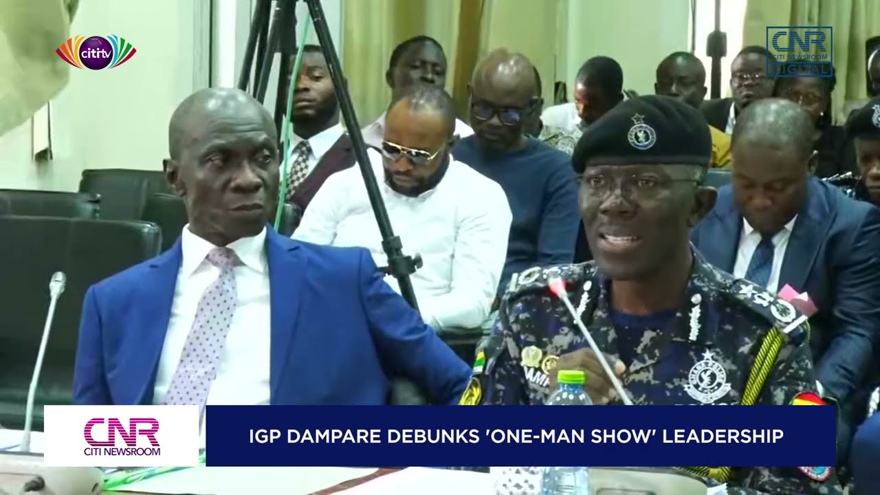 IGP Dampare debunks 'one-man show' leadership | Citi Newsroom