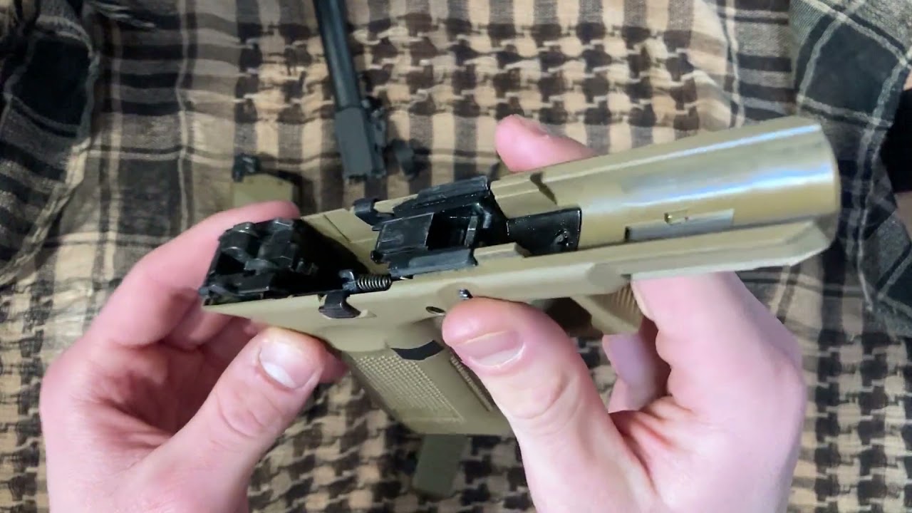 Glock 19x-Replika asg.Prezentacja i rozkładanie.