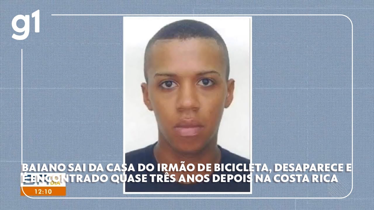 Baiano sai da casa do irmão de bicicleta, desaparece e é encontrado na Costa Rica