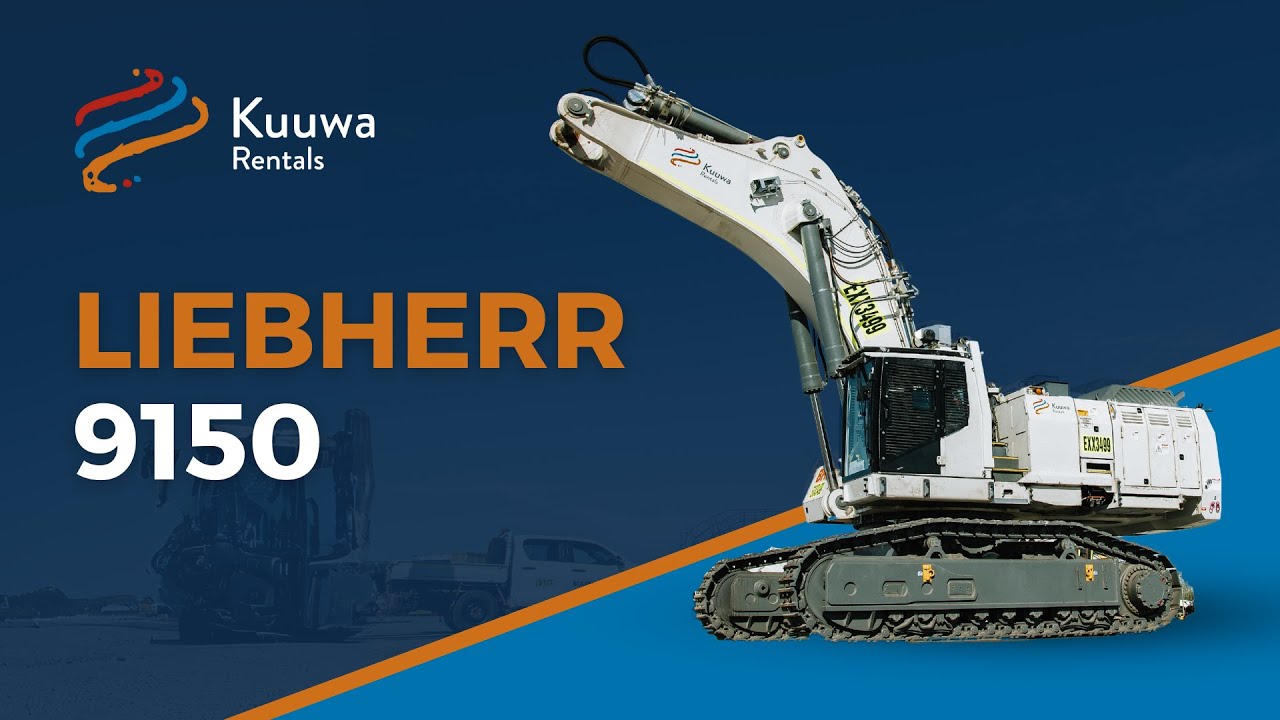 LIEBHERR 9150 on the move