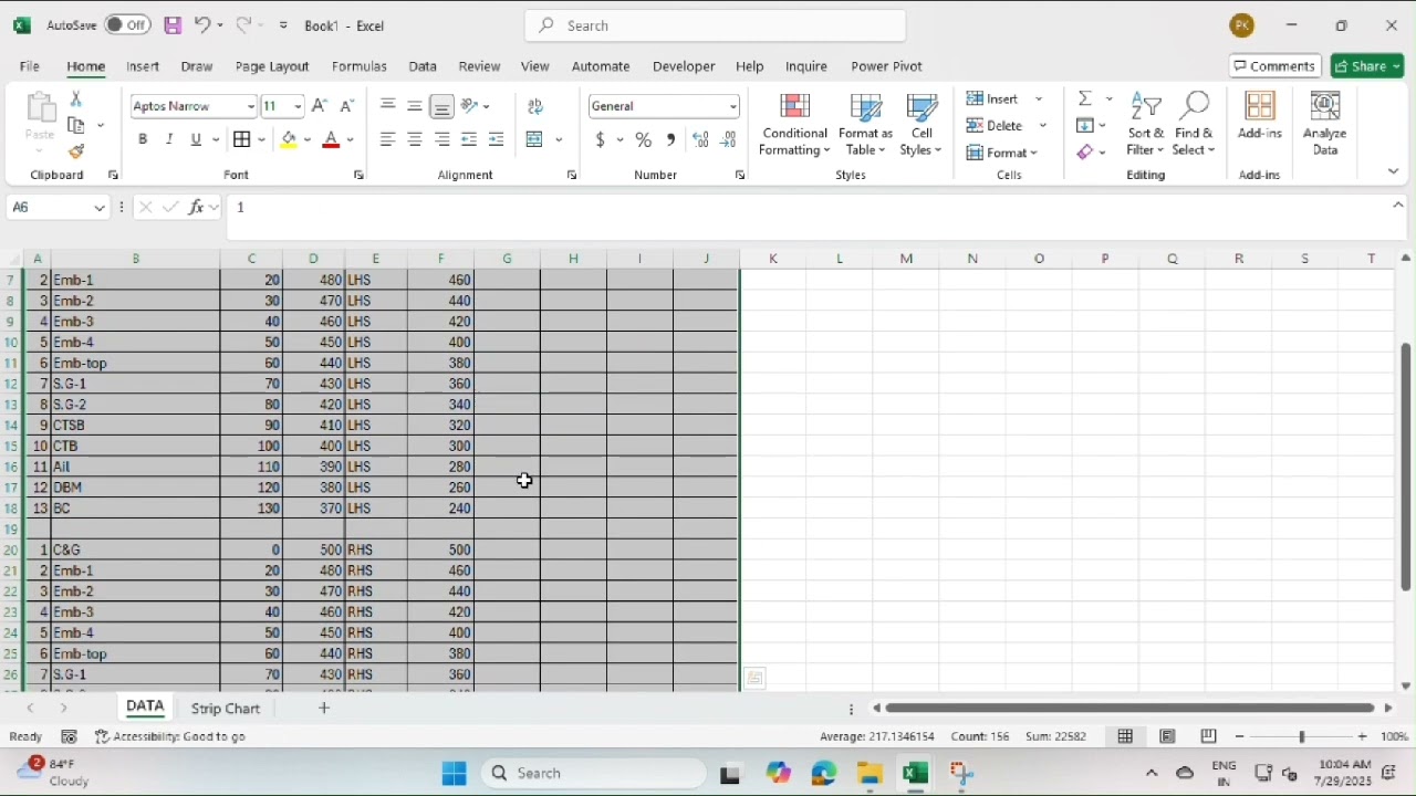 💡 Excel Strip Chart for Highway Projects | Real-Time Progress Without Manual Work! 