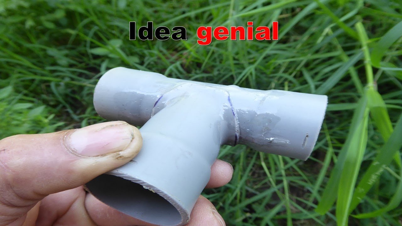 Como se hace una T de tubos pvc // EXCELENTE alternativa para instalaciones de tuberías
