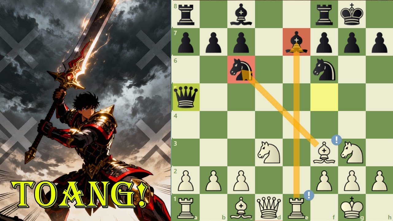 Cú phế Tượng thiên tài của Chess TC giải quyết Cao thủ Nicagagua trong nháy mắt