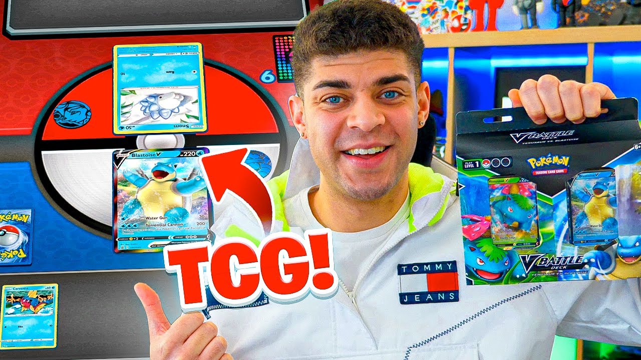 HOW TO USE THE NEW BLASTOISE & VENUSAUR V BATTLE DECK IN THE POKEMON TCG!