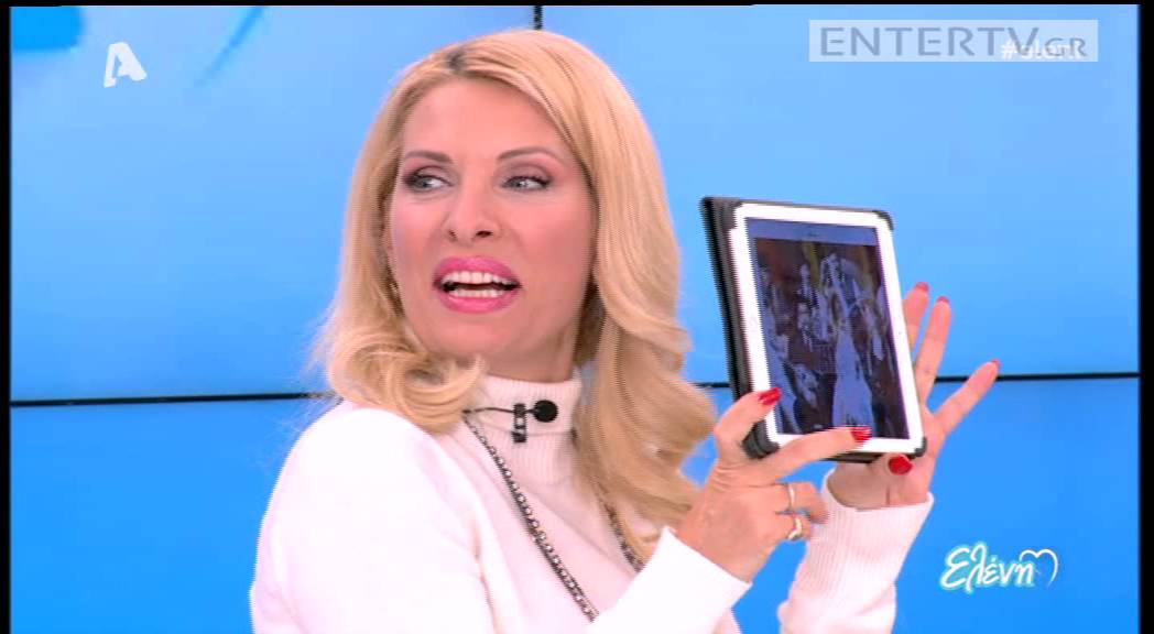 Entertv: Η Ελένη Μενεγάκη και οι φωτογραφίες από τον 
