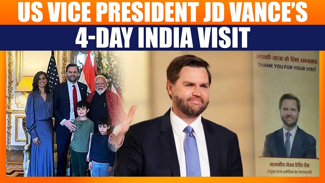 US Vice President JD Vance&rsquo;s 4-Day India Visit: Talks with PM Modi on Trade & Ties | Tariffs | News9