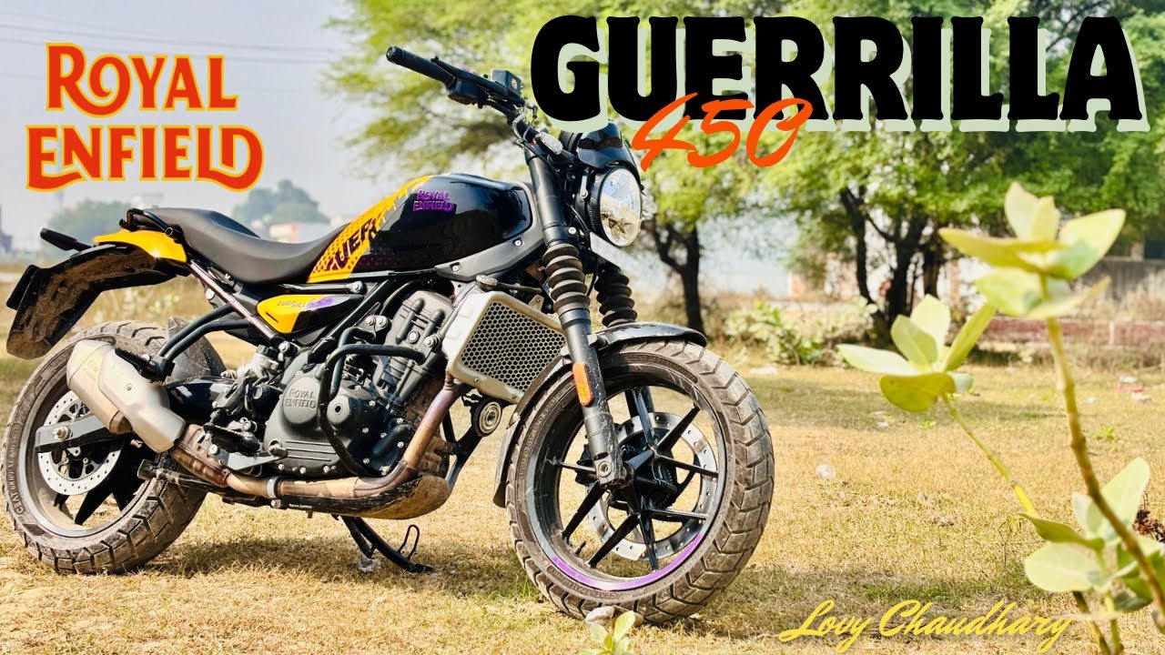 2025 Royal Enfield Guerrilla 450  Flash  | Yellow Ribbon | Detailed Review - Better than Duke 390 ?