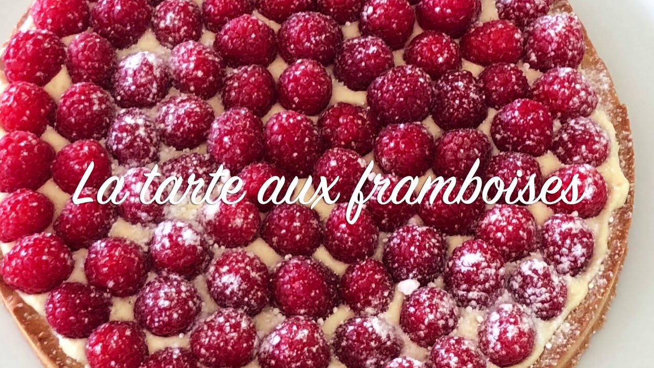 Tarte aux framboises
