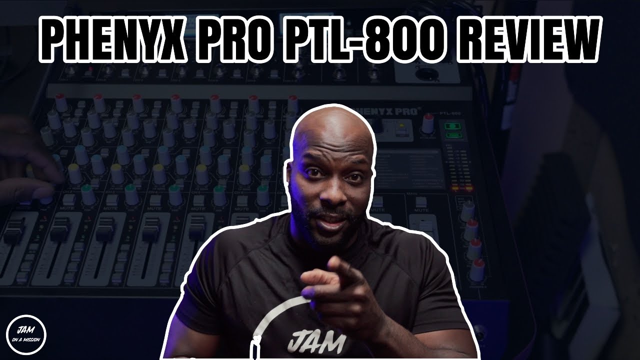 Phenyx Pro PTL-800 Audio Mixer Review #productreview #audio o