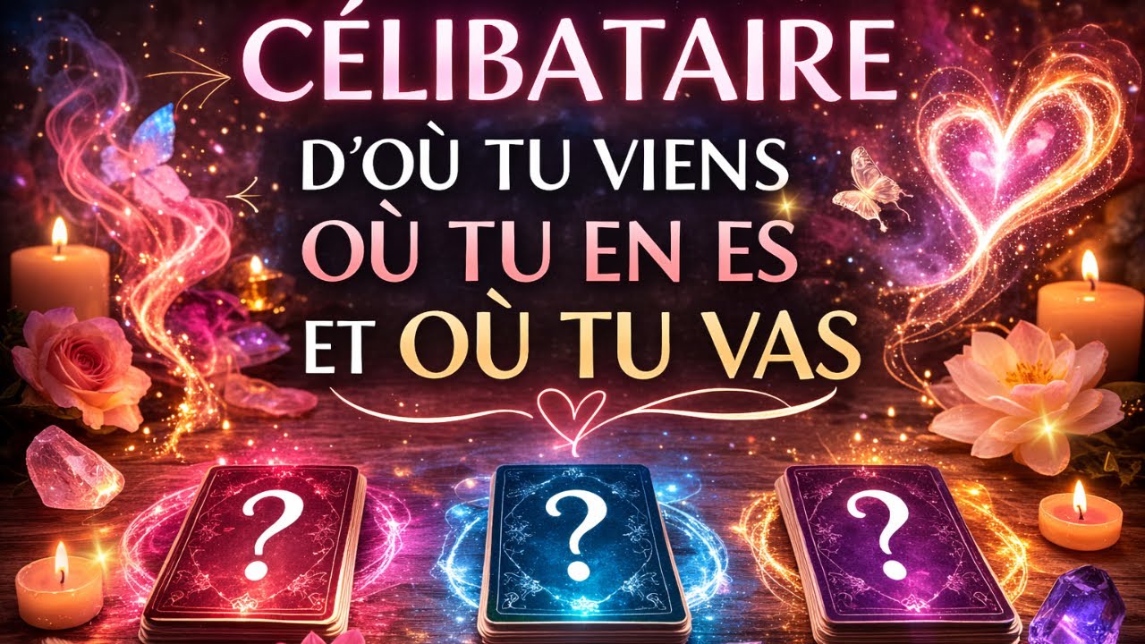 Célibataire : d’où tu viens, où tu en es… et ce qui arrive en amour 💫 (tirage 3 choix)