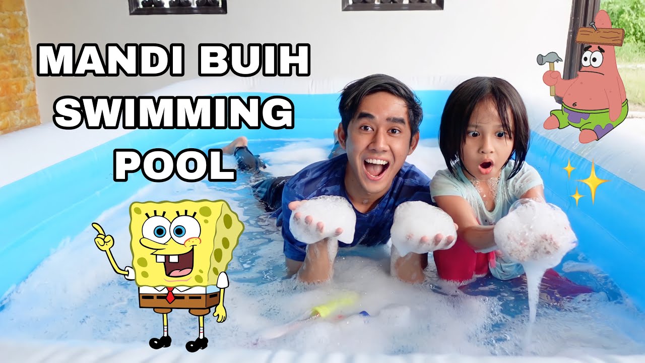 MANDI BUIH SWIMMING POOL 😂