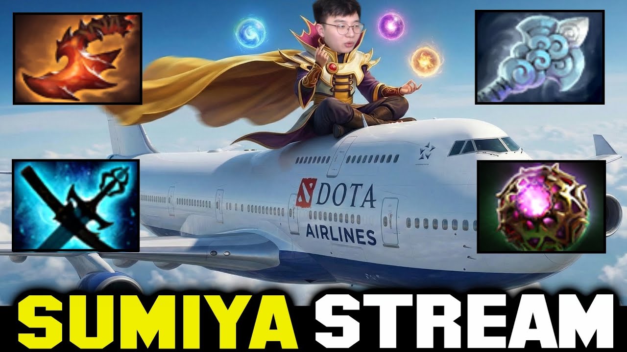 6-Slotted Pure Magic Build Sumiya Airline | Sumiya Invoker Stream Moments 5363