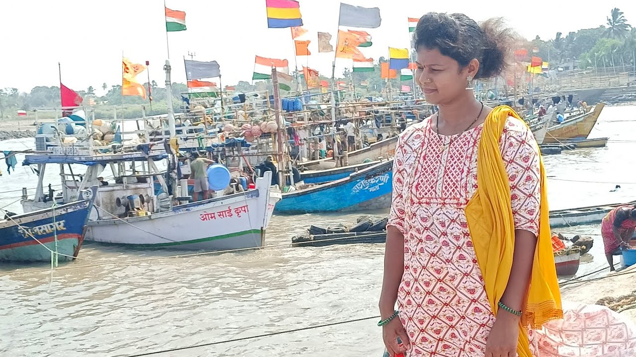पालघर वडरईला चला समुद्रावर मच्छी बघायला #vaishnavishelka #vlog #beach