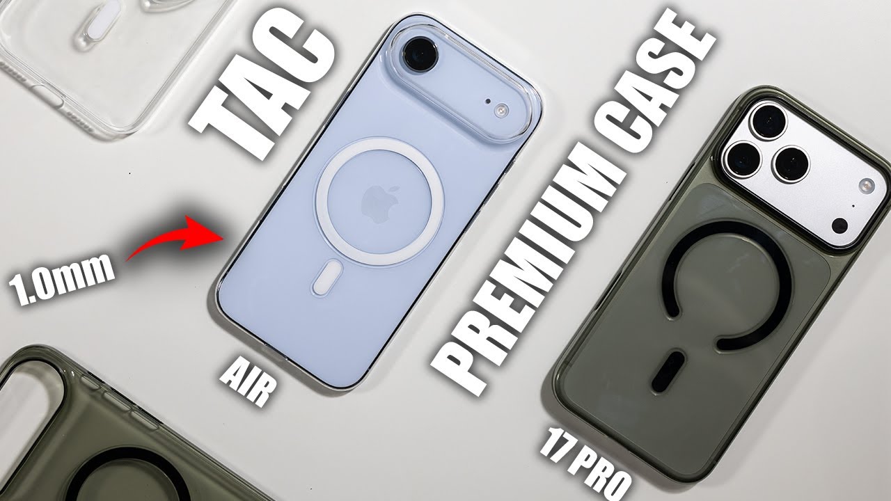 Самый тонкий прозрачный чехол для iPhone 17 Pro Max и iPhone Air