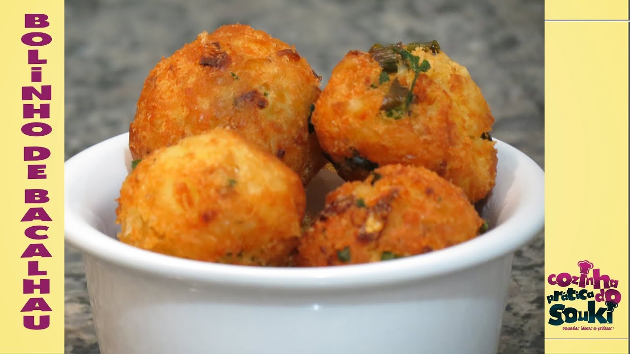 Bolinho de bacalhau - Cozinha Prática - Receita fácil e prática