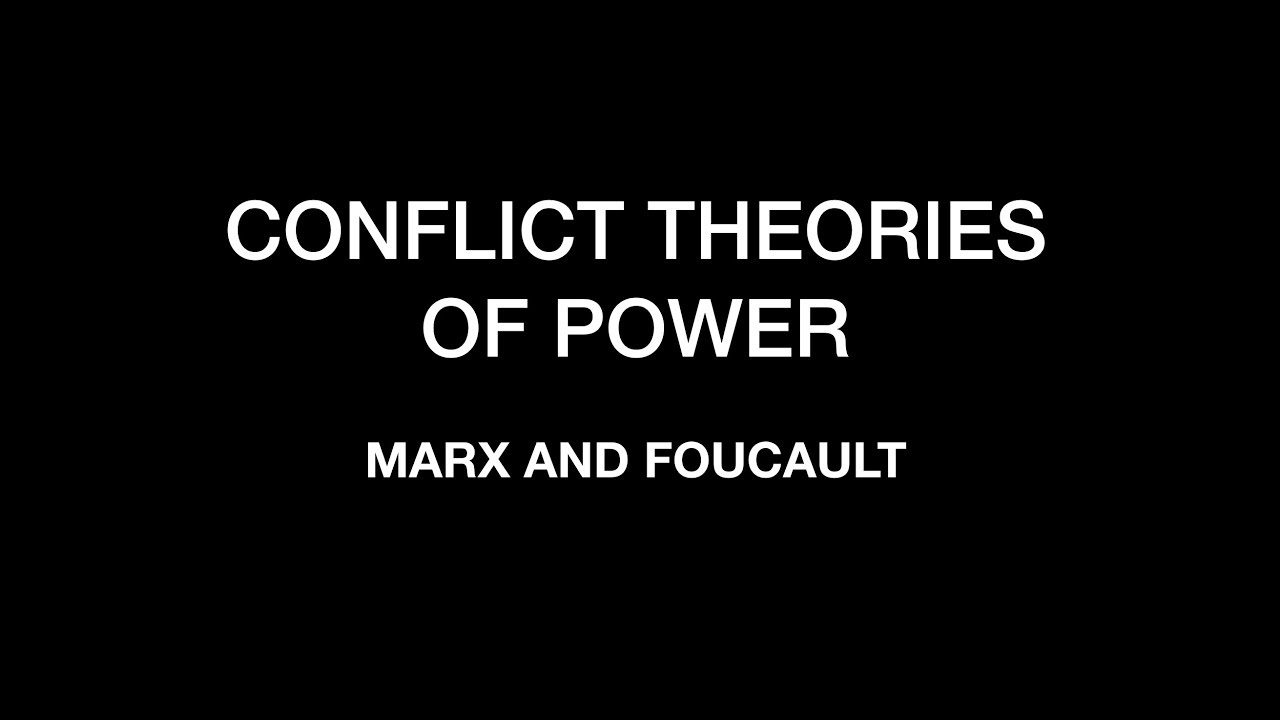 Sociology for UPSC : CONFLICT Theories of Power - Marx and Foucault - Lecture 29