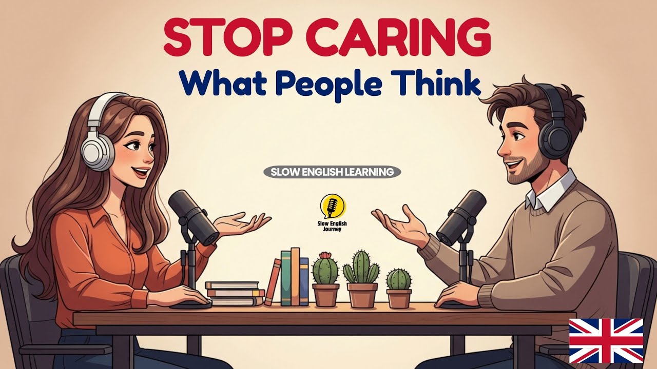 English Podcast For Easy English Conversation | Why You Care So Much | Slow English