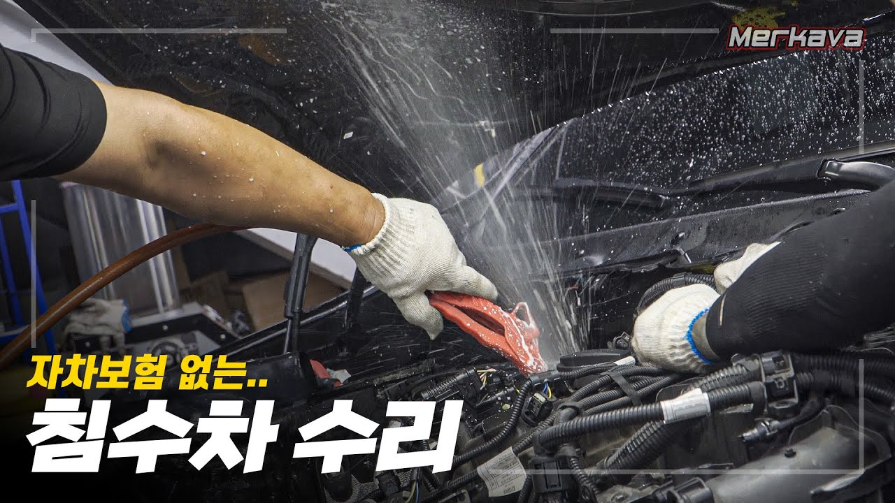 자차보험 없는 bmw 430i 구입한지는 3개월.. / 침수차 수리 긴급상황