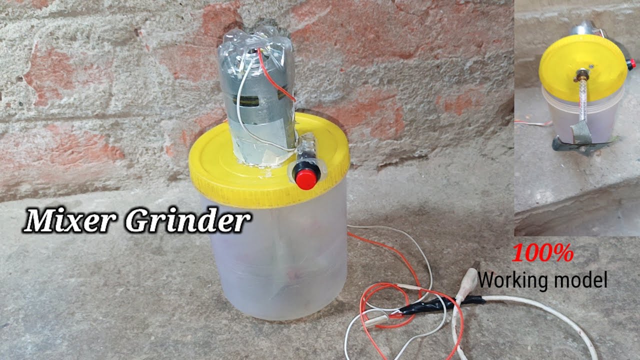How To Make mixer grinder machine  #towerideas #grass #howto #grinder