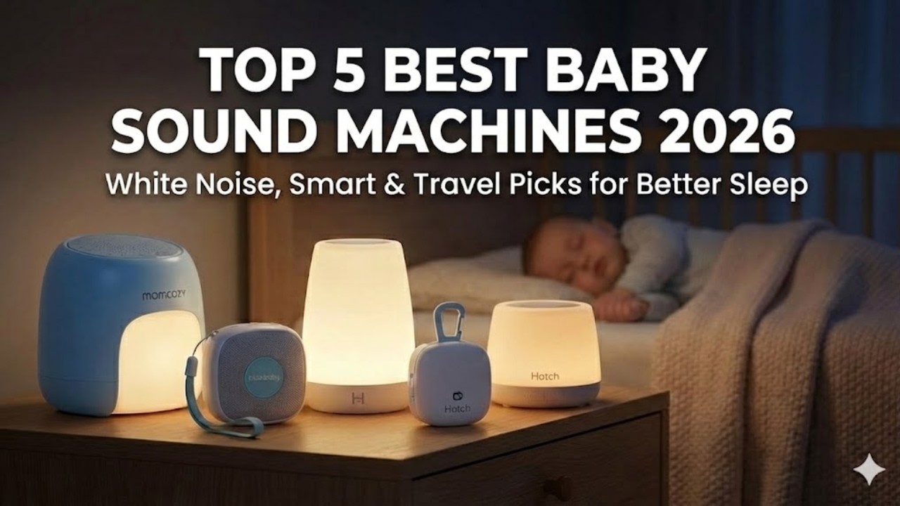 Top 5 Best Baby Sound Machines 2026 – White Noise, Smart & Travel Picks for Better Sleep