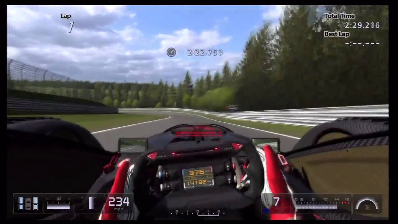 GT5 Red bull X2010 Prototype @ Nurburgring 3'29.728