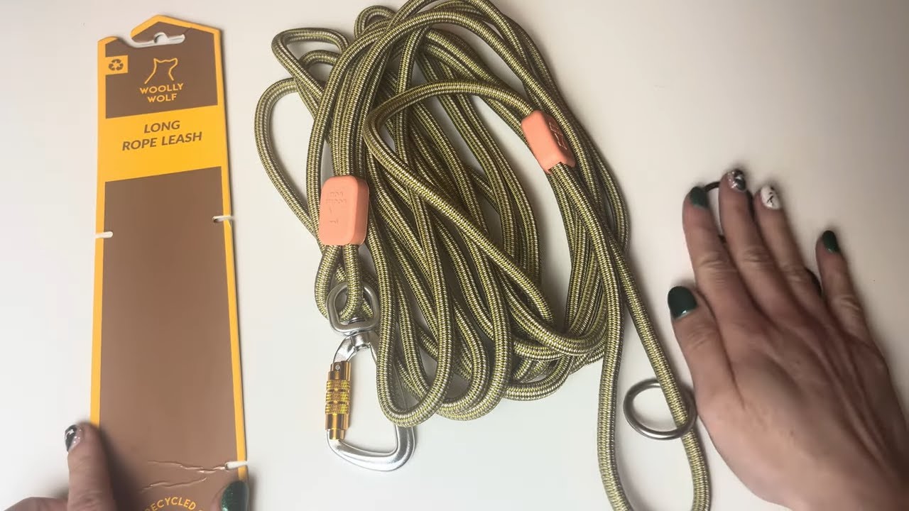 Long Rope Leash Terracotta &ndash; Woolly Wolf