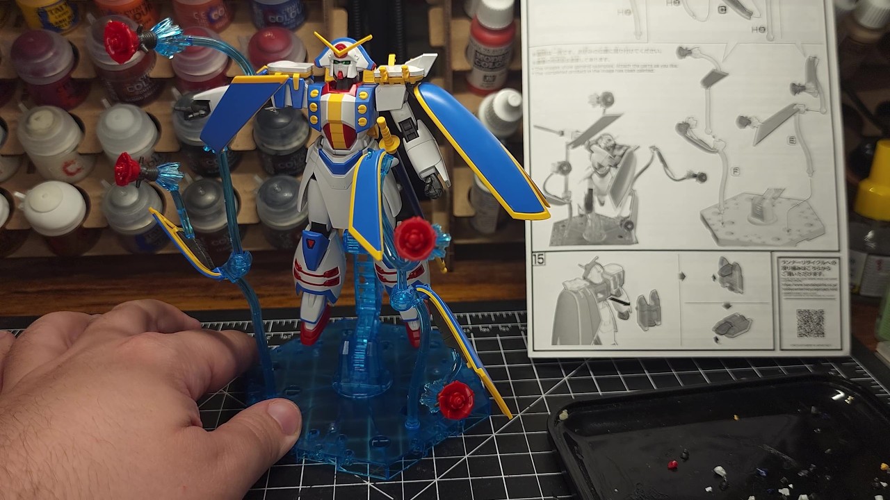 Building HG Rose Gundam
