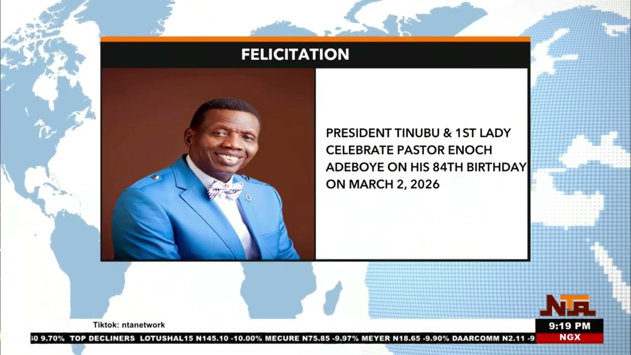 Tinubu, First Lady Felicitate RCCG General Overseer on 84th Birthday