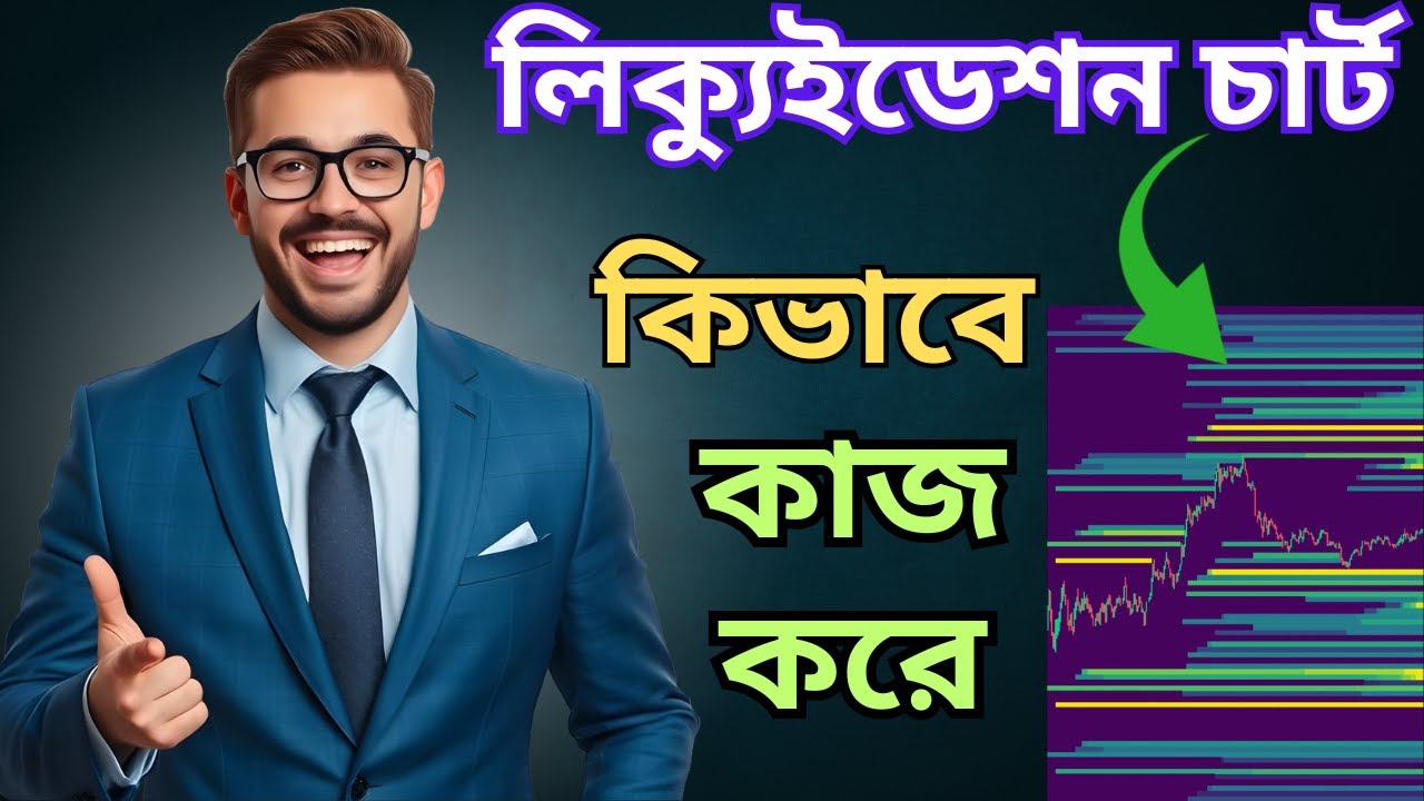 এই চার্ট বলে দিবে মার্কেটে কি হবে। Crypto Liquidation Heatmap Strategy Bangla Bitcoin Trading Bangla
