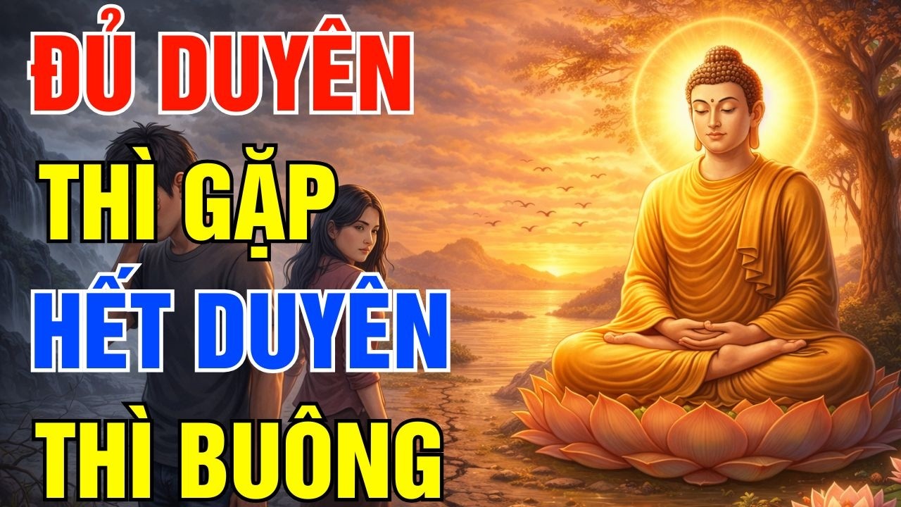 Đủ Duyên Thì Gặp, Hết Duyên Thì Buông - Lời Phật Dạy Khiến Lòng Nhẹ Hẳn| Bình An Phật Pháp