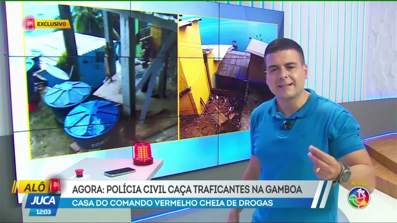 Polícia Civil faz operação contra o tráfico de drogas na Gamboa